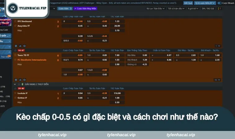 keo 0 0 5 2 Kèo chấp 0-0.5 có gì đặc biệt và cách chơi như thế nào?